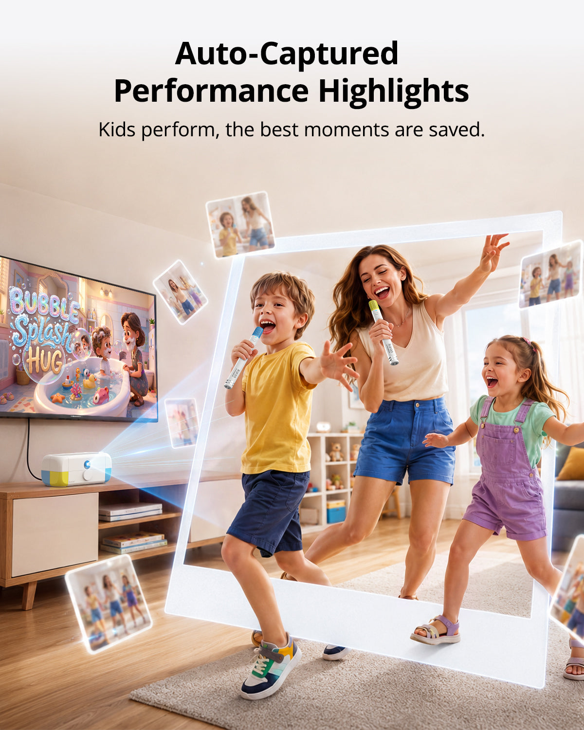 Ikarao Sparkle Karaoke Machine for Kids